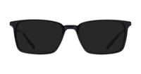 Black/Silver harrington Aiden Rectangle Glasses - Sun