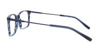 Blue Horn/ Blue harrington Aiden Rectangle Glasses - Side