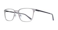 Gunmetal / Black harrington Asher Rectangle Glasses - Angle