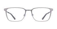 Gunmetal / Black harrington Asher Rectangle Glasses - Front
