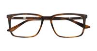 Dark Havana / Matte Gunmetal harrington Jonas Rectangle Glasses - Flat-lay