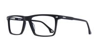 Black Hart Gavin Rectangle Glasses - Angle