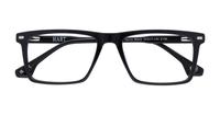Black Hart Gavin Rectangle Glasses - Flat-lay