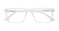 Crystal Hart Gavin Rectangle Glasses - Flat-lay