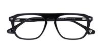 Black Hart George Oval Glasses - Flat-lay