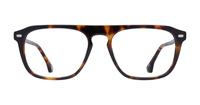 Havana Hart George Oval Glasses - Front
