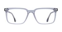 Crystal Grey Hart Gunner Square Glasses - Front