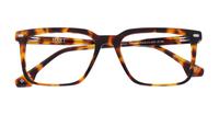 Havana Hart Gunner Square Glasses - Flat-lay