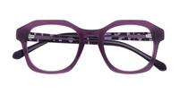 Purple House of Holland Electro Square Glasses - Flat-lay