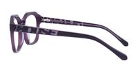 Purple House of Holland Electro Square Glasses - Side