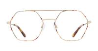 Gold House of Holland Merlin Aviator Glasses - Front