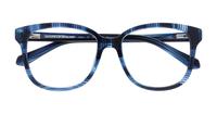 Blue House of Holland Static Square Glasses - Flat-lay
