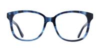 Blue House of Holland Static Square Glasses - Front