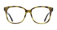 Khaki House of Holland Static Square Glasses - Front