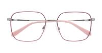 Pink House of Holland Trance Square Glasses - Flat-lay