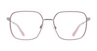 Pink House of Holland Trance Square Glasses - Front