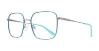 Teal House of Holland Trance Square Glasses - Angle