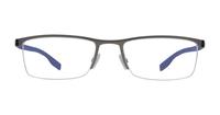 Dark Ruthenium Hugo Boss BOSS 0610 Oval Glasses - Front