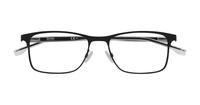 Matte Black Hugo Boss BOSS 0967 Rectangle Glasses - Flat-lay