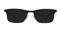 Matte Black Hugo Boss BOSS 0967 Rectangle Glasses - Sun