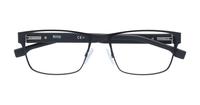 Matte Black Hugo Boss BOSS 1040 Rectangle Glasses - Flat-lay