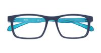 Matte Blue Hugo Boss BOSS 1075 Rectangle Glasses - Flat-lay