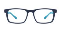 Matte Blue Hugo Boss BOSS 1075 Rectangle Glasses - Front