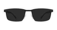 Matte Black Hugo Boss BOSS 1119/IT Rectangle Glasses - Sun