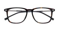 Dark Havana Hugo Boss BOSS 1124 Square Glasses - Flat-lay