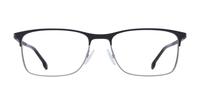 Matte Black/ Ruthenium Hugo Boss BOSS 1186-56 Rectangle Glasses - Front