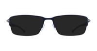 Matte Blue Hugo Boss BOSS 1259 Square Glasses - Sun