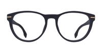 Matte Black Hugo Boss BOSS 1324 Round Glasses - Front