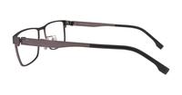 Matte Ruthenium Hugo Boss BOSS 1342/F Rectangle Glasses - Side