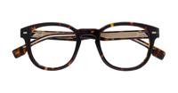Havana Hugo Boss BOSS 1384 Square Glasses - Flat-lay