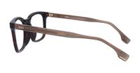 Havana Hugo Boss BOSS 1403/F Rectangle Glasses - Side