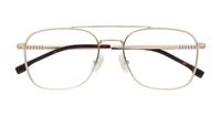 Gold Hugo Boss BOSS 1449 Rectangle Glasses - Flat-lay