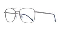 Matte Ruthenium Blue Hugo Boss BOSS 1449 Rectangle Glasses - Flat-lay