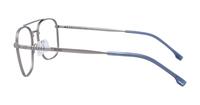 Matte Ruthenium Blue Hugo Boss BOSS 1449 Rectangle Glasses - Side