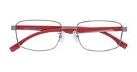 Matte Dark Ruthenium Hugo Boss BOSS 1470/F Square Glasses - Flat-lay