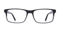 Black Grey Jasper Conran JCM006 Rectangle Glasses - Front