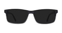 Black Grey Jasper Conran JCM006 Rectangle Glasses - Sun