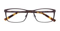 Brown Jasper Conran JCM007 Rectangle Glasses - Flat-lay