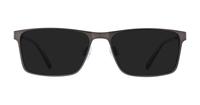 Dark Gunmetal Jasper Conran JCM030 Rectangle Glasses - Sun