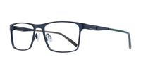 Matt Blue Jasper Conran JCM030 Rectangle Glasses - Angle