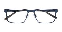 Matt Blue Jasper Conran JCM030 Rectangle Glasses - Flat-lay