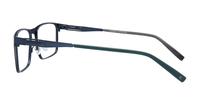 Matt Blue Jasper Conran JCM030 Rectangle Glasses - Side