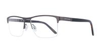 Dark Gunmetal Jasper Conran JCM064 Rectangle Glasses - Angle