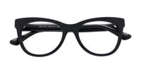 Black Glitter Jimmy Choo JC276 Cat-eye Glasses - Flat-lay