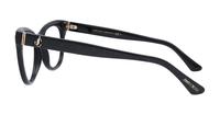Black Glitter Jimmy Choo JC276 Cat-eye Glasses - Side