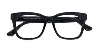 Black Glitter Jimmy Choo JC277 Square Glasses - Flat-lay